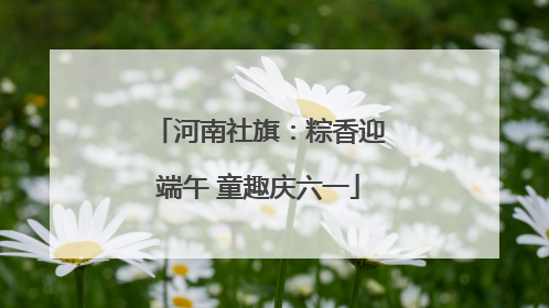 河南社旗：粽香迎端午 童趣庆六一