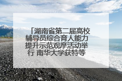 湖南省第二届高校辅导员综合育人能力提升示范观摩活动举行 南华大学获特等奖和一等奖