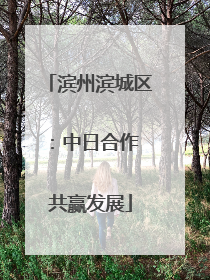 滨州滨城区：中日合作 共赢发展