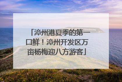 漳州港夏季的第一口鲜！漳州开发区万亩杨梅迎八方游客