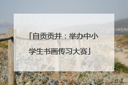 自贡贡井：举办中小学生书画传习大赛