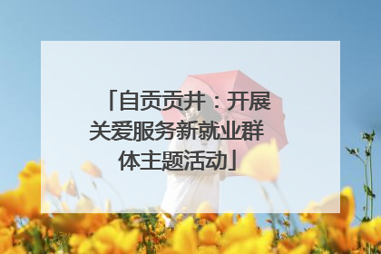 自贡贡井：开展关爱服务新就业群体主题活动