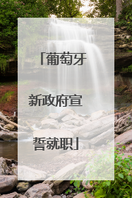 葡萄牙新政府宣誓就职