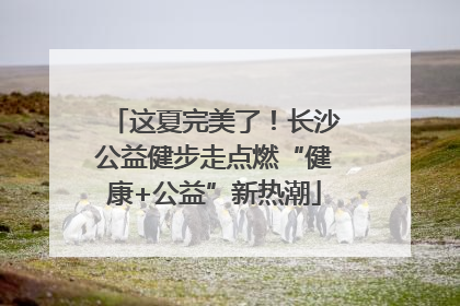 这夏完美了！长沙公益健步走点燃“健康+公益”新热潮