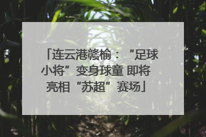 连云港赣榆：“足球小将”变身球童 即将亮相“苏超”赛场