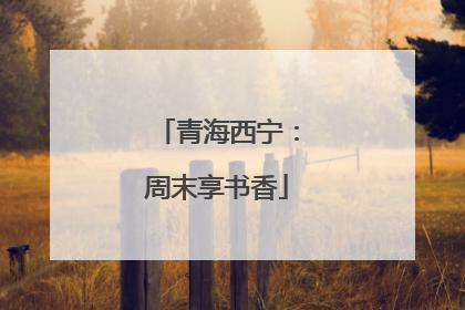 青海西宁：周末享书香