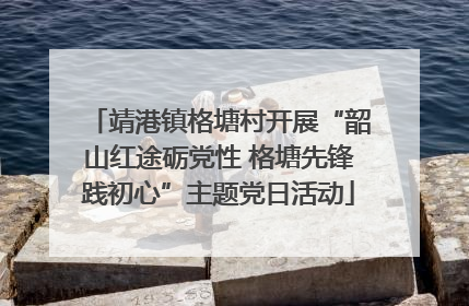 靖港镇格塘村开展“韶山红途砺党性 格塘先锋践初心”主题党日活动