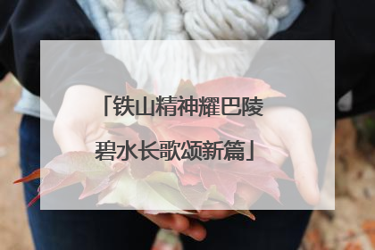 铁山精神耀巴陵 碧水长歌颂新篇