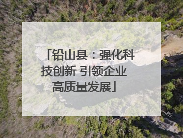 铅山县：强化科技创新 引领企业高质量发展