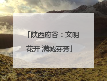 陕西府谷：文明花开 满城芬芳