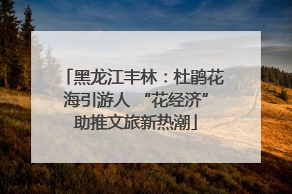 黑龙江丰林：杜鹃花海引游人 “花经济”助推文旅新热潮
