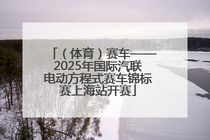 （体育）赛车——2025年国际汽联电动方程式赛车锦标赛上海站开赛
