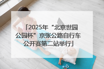 2025年“北京世园公园杯”京张公路自行车公开赛第二站举行
