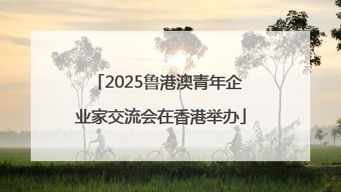 2025鲁港澳青年企业家交流会在香港举办
