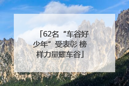 62名“车谷好少年”受表彰 榜样力量耀车谷