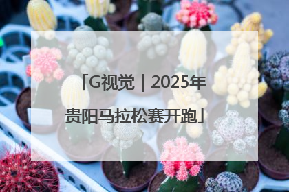 G视觉｜2025年贵阳马拉松赛开跑