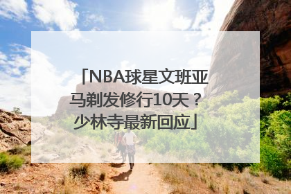 NBA球星文班亚马剃发修行10天？少林寺最新回应